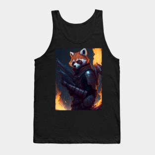 Flame-Forged Paws Tank Top
